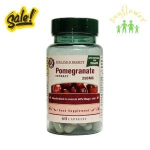 Pomegranate Holland & Barrett - Viên uống chống nắng, dưỡng da