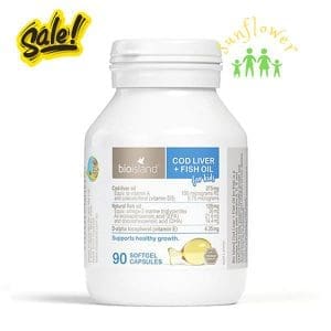 Bio Island Cod Liver + Fish Oil Kids 90 viên