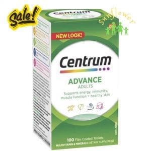 Vitamin Tổng Hợp Cho Người Dưới 50 Tuổi Centrum Advance For Adults 100 viên