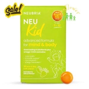 Vitamin tổng hợp Neubria Neu kid Anh có Omega DHA 30 viên