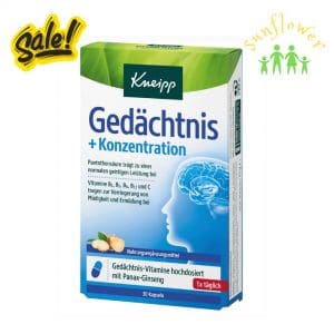 Bổ Não Kneipp Gedachtnis Konzentration 30 viên của Đức