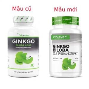 Bổ não Ginkgo Biloba 6000 Vit4ever 360 viên