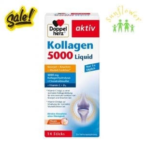 Gói bổ sung Collagen Doppelherz Kollagen 5000 Liquid hộp 14 gói