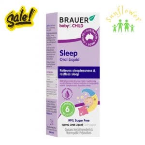 Siro ngủ ngon Brauer Baby & Child Sleep 100ml của Úc giúp bé ngủ sâu giấc