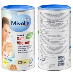 Sua giam can Mivolis Diat Vitalkost Vanille 500g cua Duc