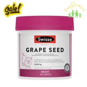 Tinh Chất Hạt Nho Swisse Grape Seed 300 viên của Úc