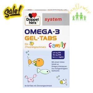 Viên nhai Doppelherz Omega 3 Family 60 viên của Đức