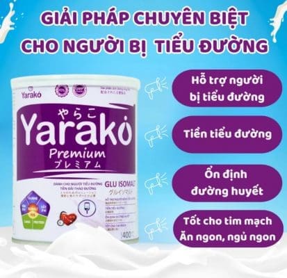 Sữa Tiểu Đường Yarako Premium Glu Isomalt 400g