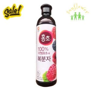 Giấm Mâm Xôi Hongcho loại 900ml của Hàn Quốc