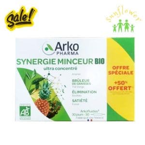 Thải Độc Giảm Cân Arkopharma Synergie Minceur Bio 30 ống của Pháp